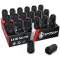 Sposuit M12x1.5 Lug Nuts - Replacement for 2008-2024 Dodge Journey, 1994-2014 Avenger, 1987-2020 Grand Caravan, 1991-2007 Carava